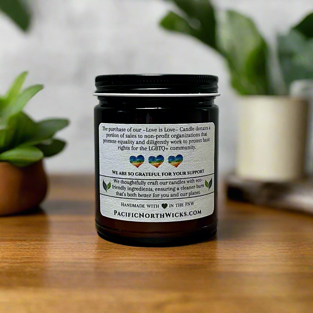 Love is Love Candle