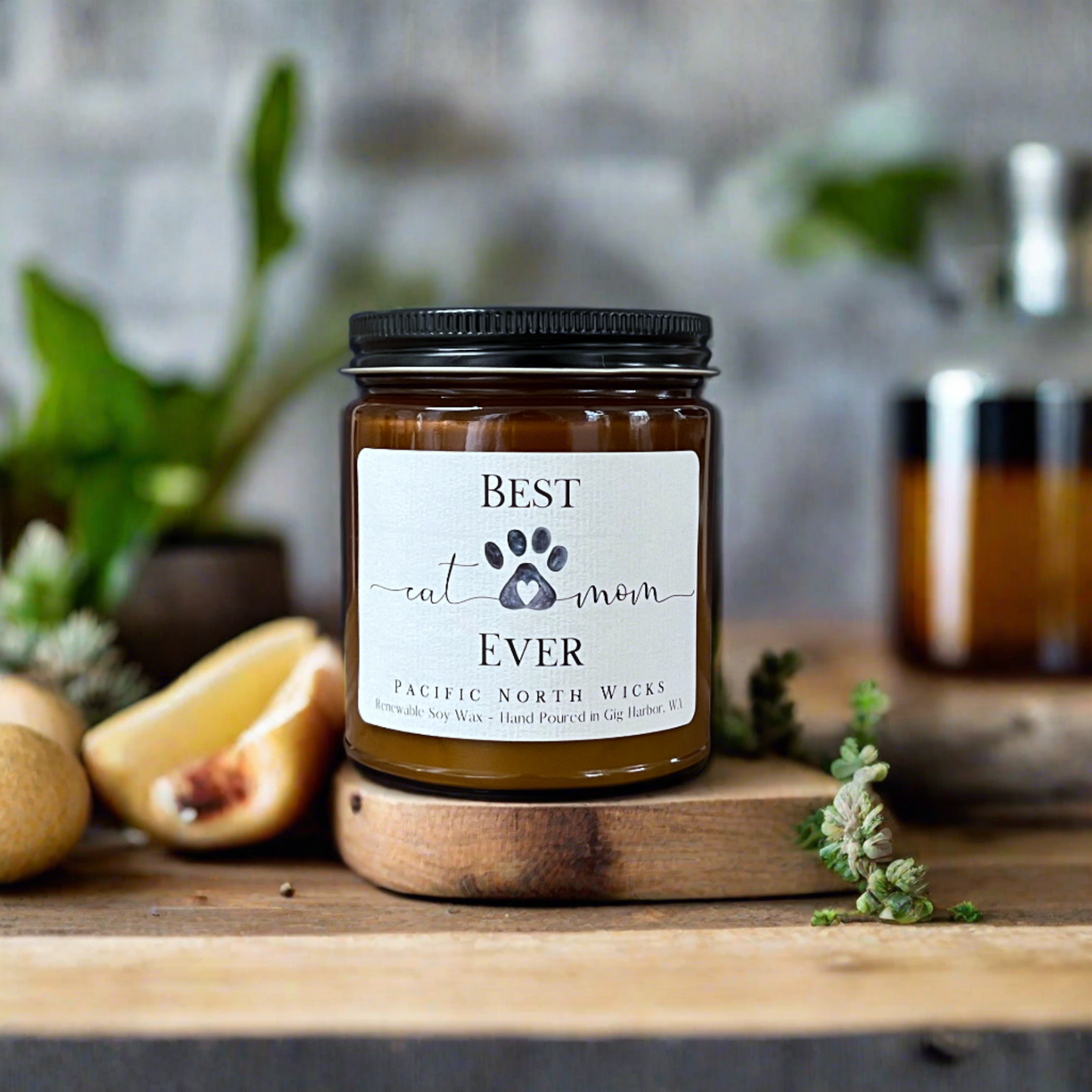 Cat Mom Candle