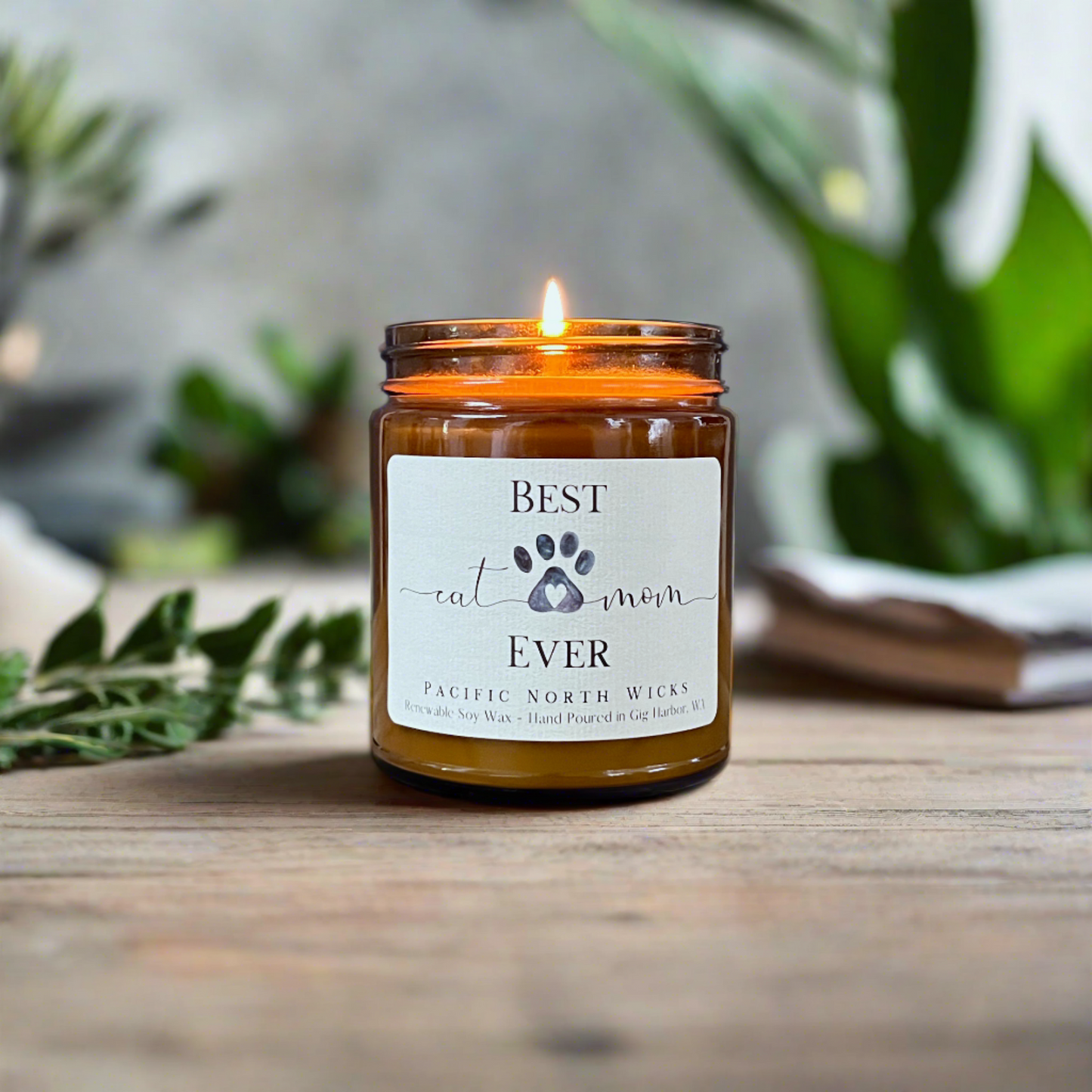 Cat Mom Candle