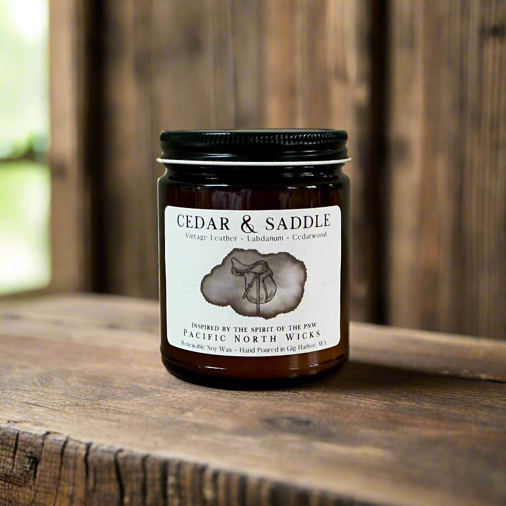 Cedar & Saddle Candle