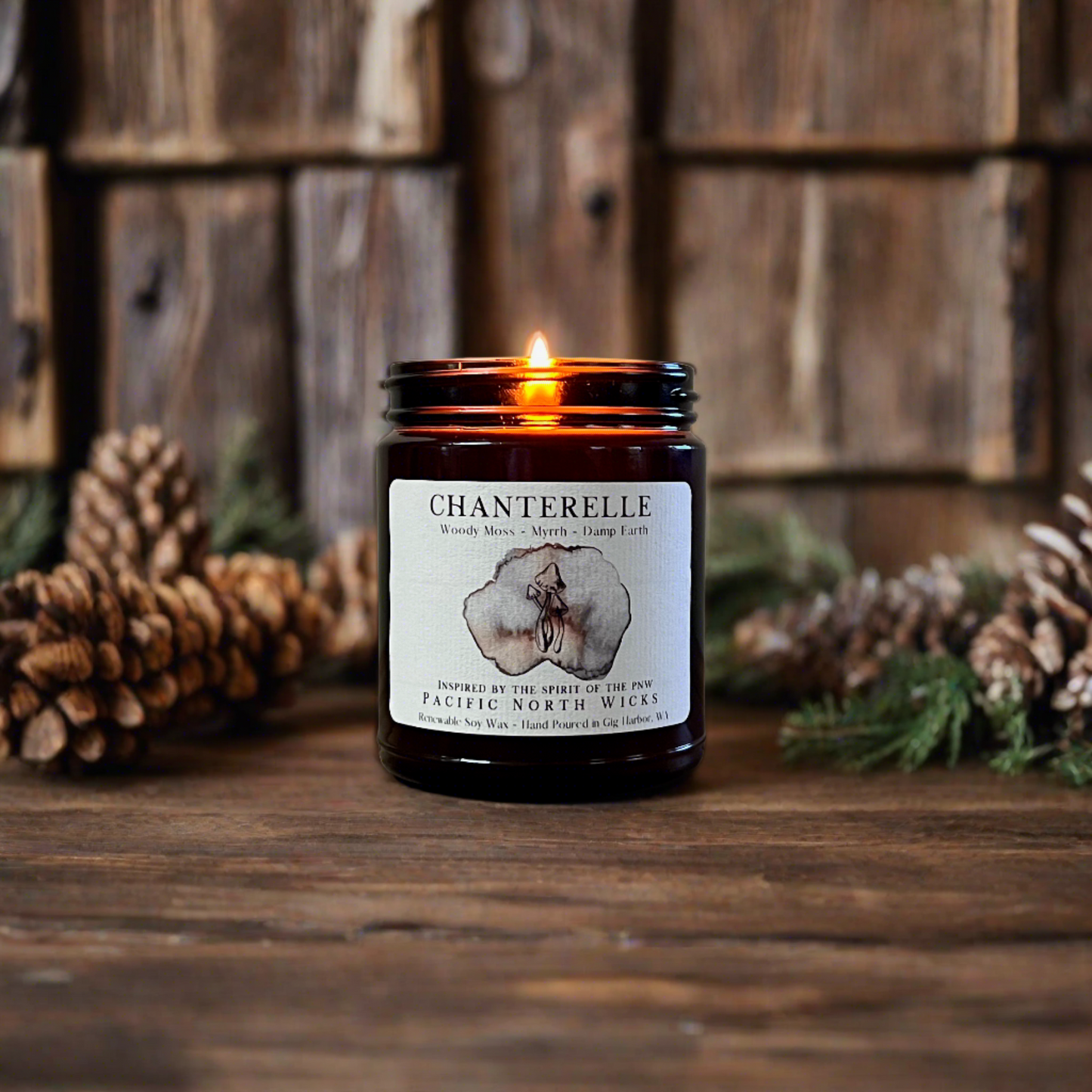 Chanterelle Candle