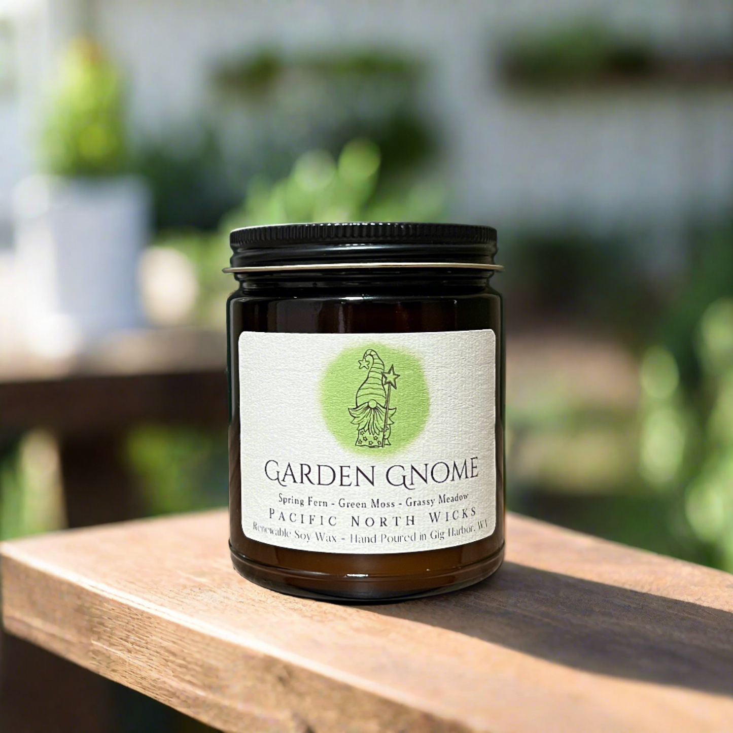 Garden Gnome Candle