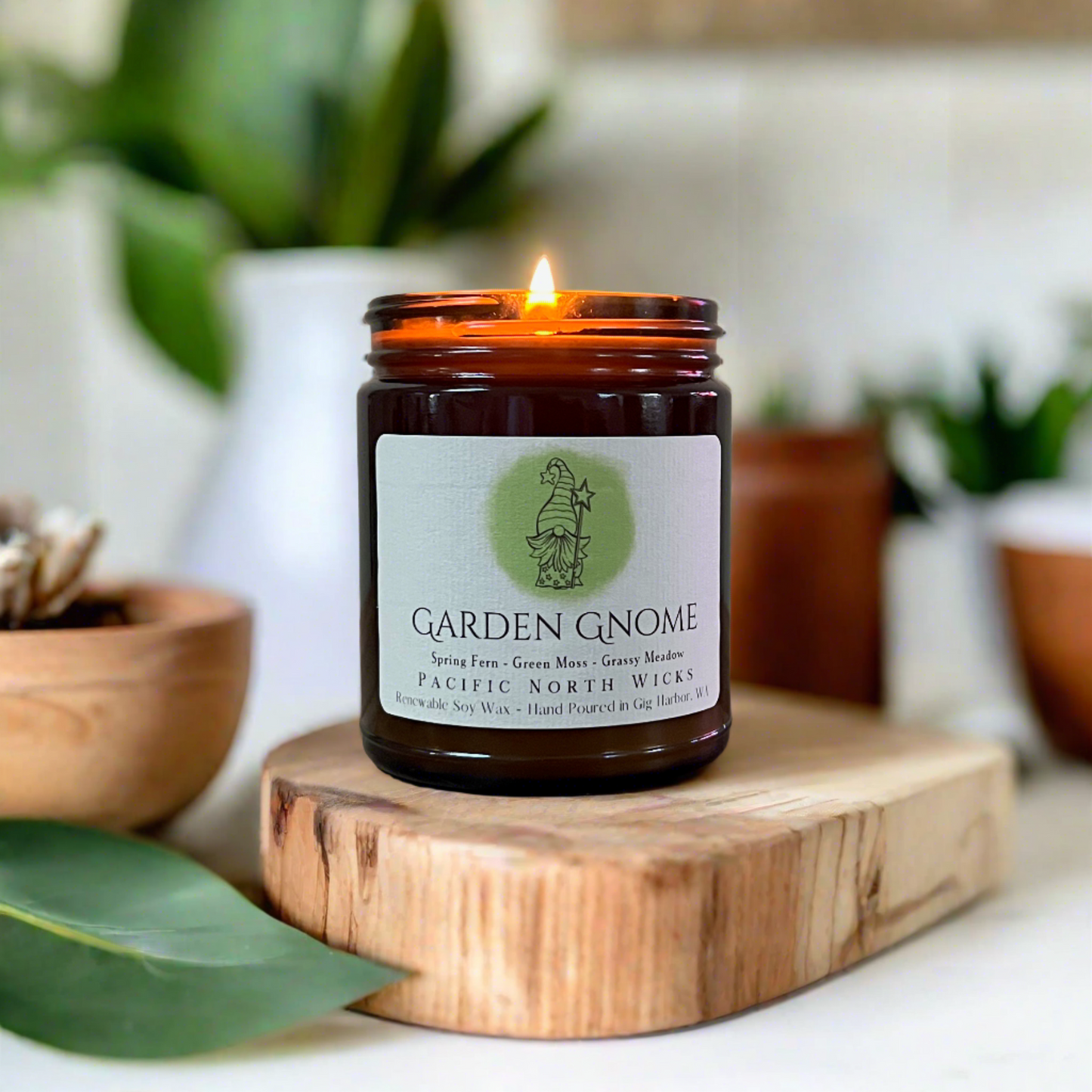 Garden Gnome Candle