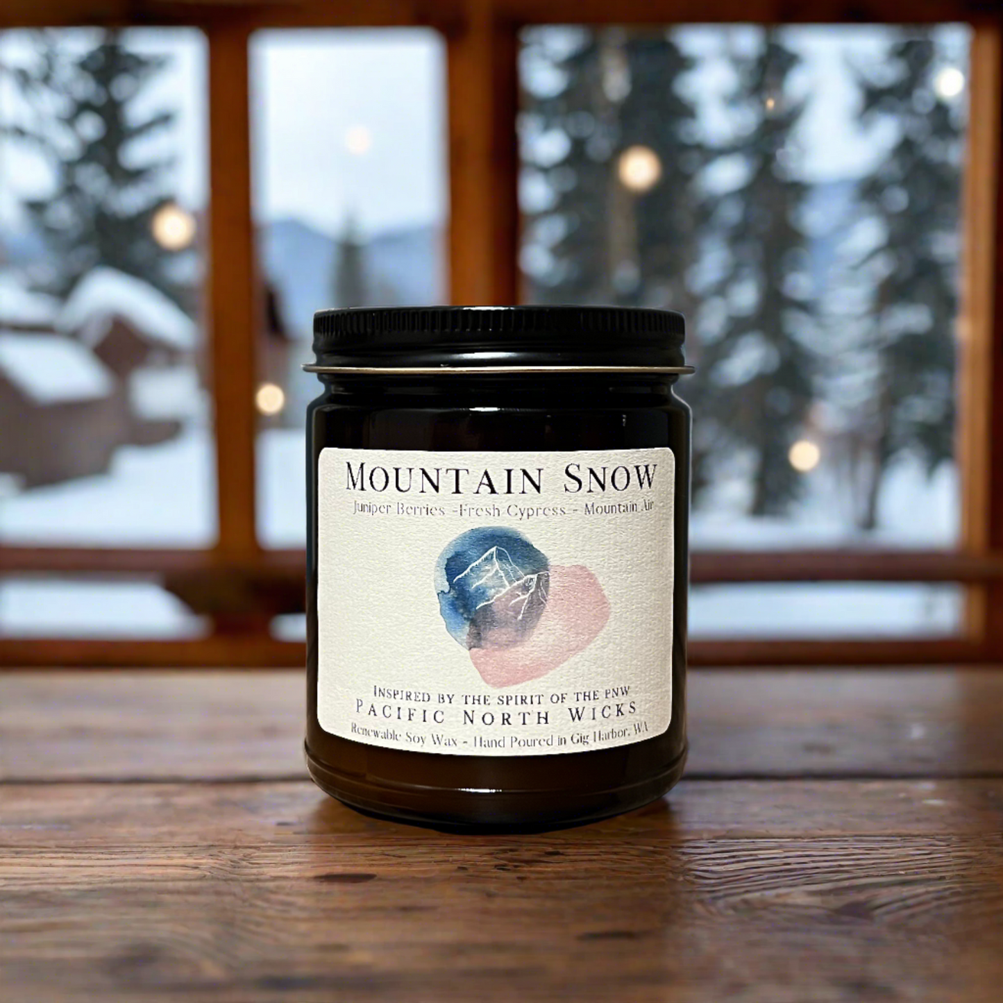 Mountain Snow Candle