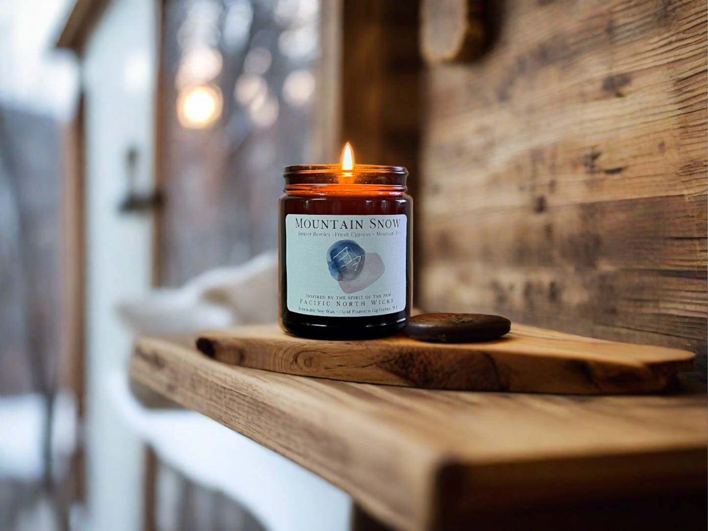 Mountain Snow Candle