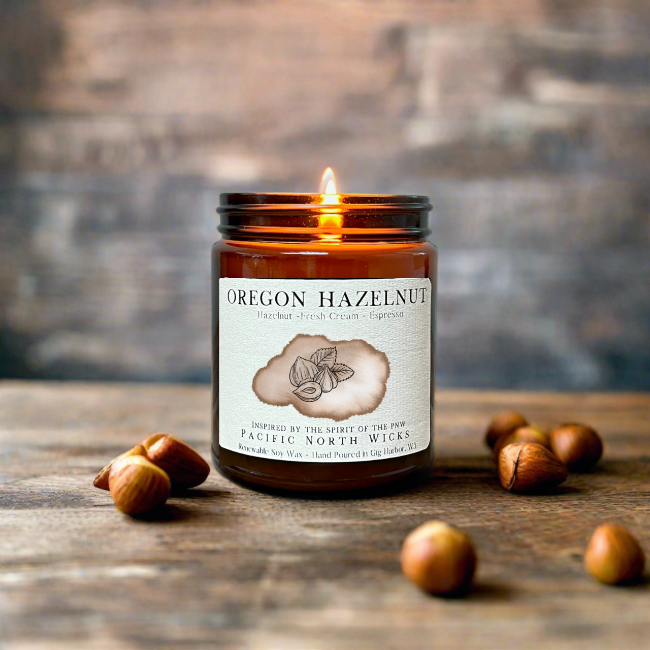 Oregon Hazelnut Candle