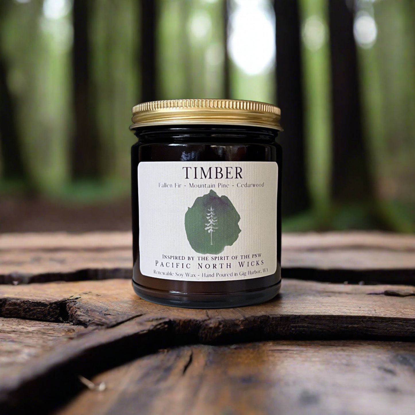 Timber Candle
