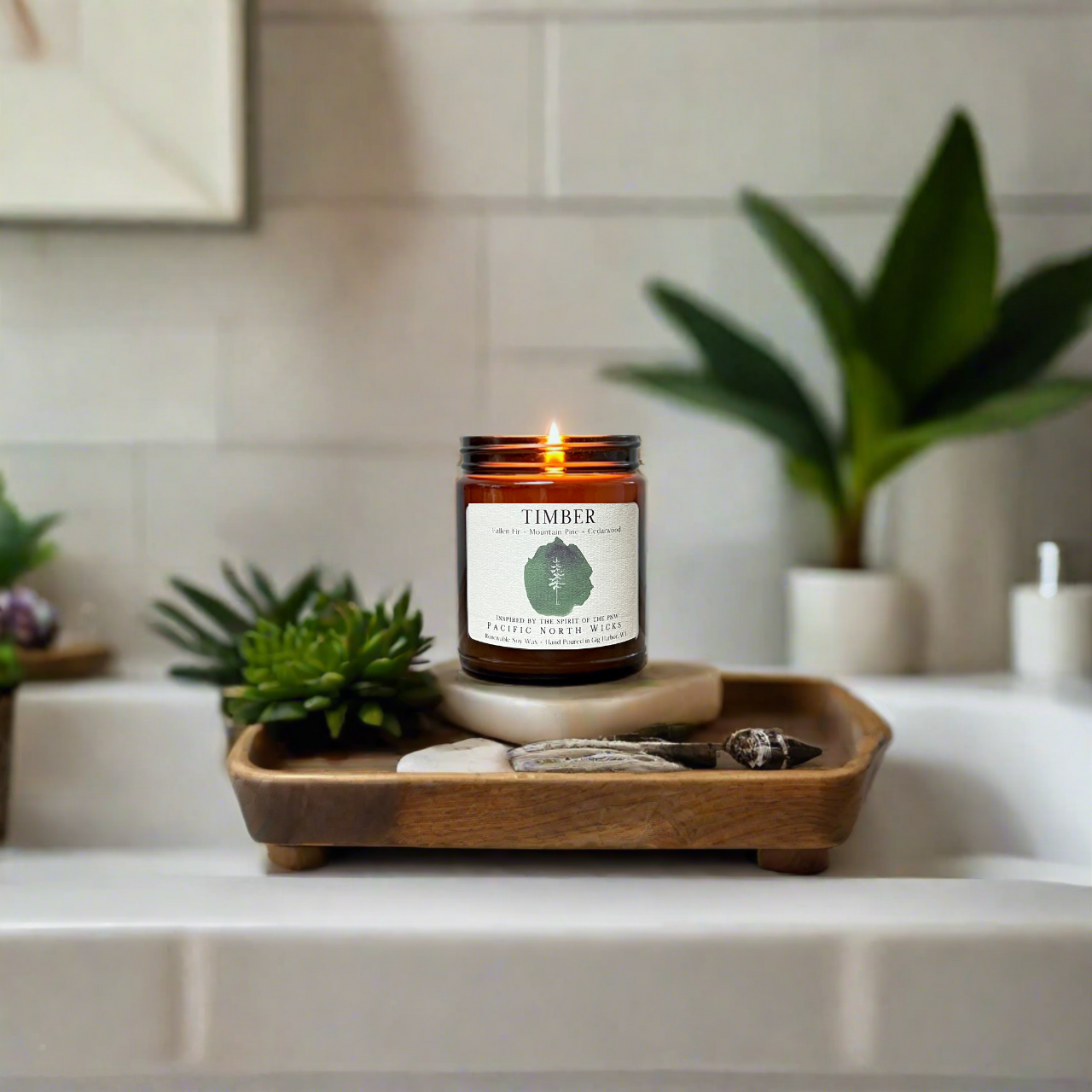 Timber Candle