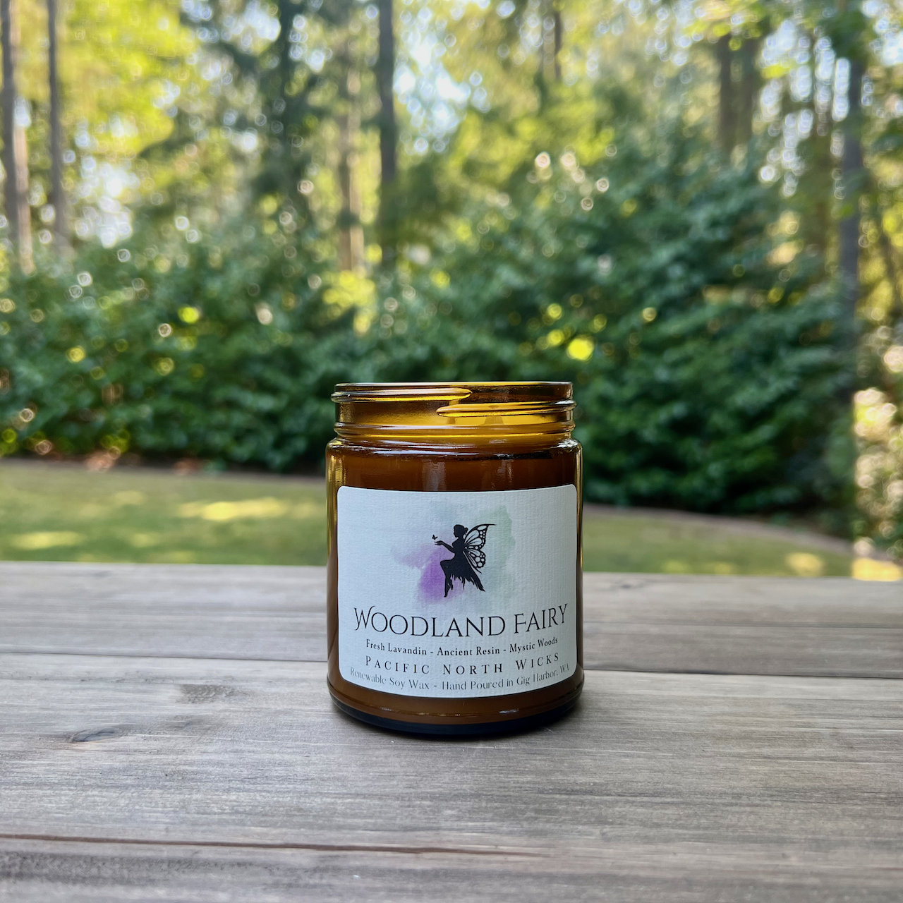 Fairy Candle in the Pacific Northwest Forest