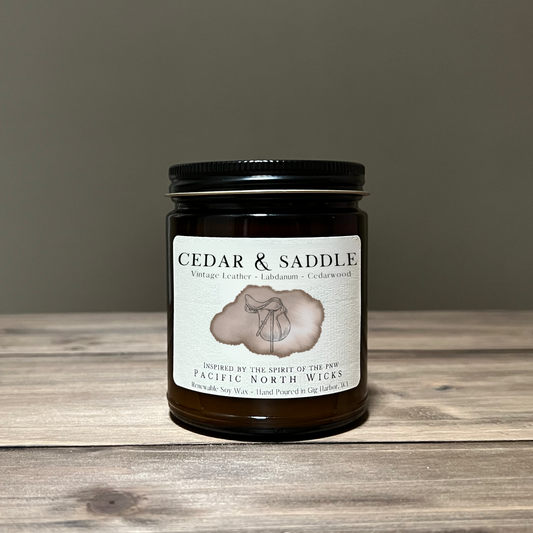 Cedar & Saddle Candle