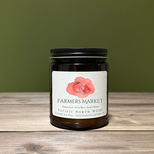 Farmers Market Candle - Tomato Vine Scent