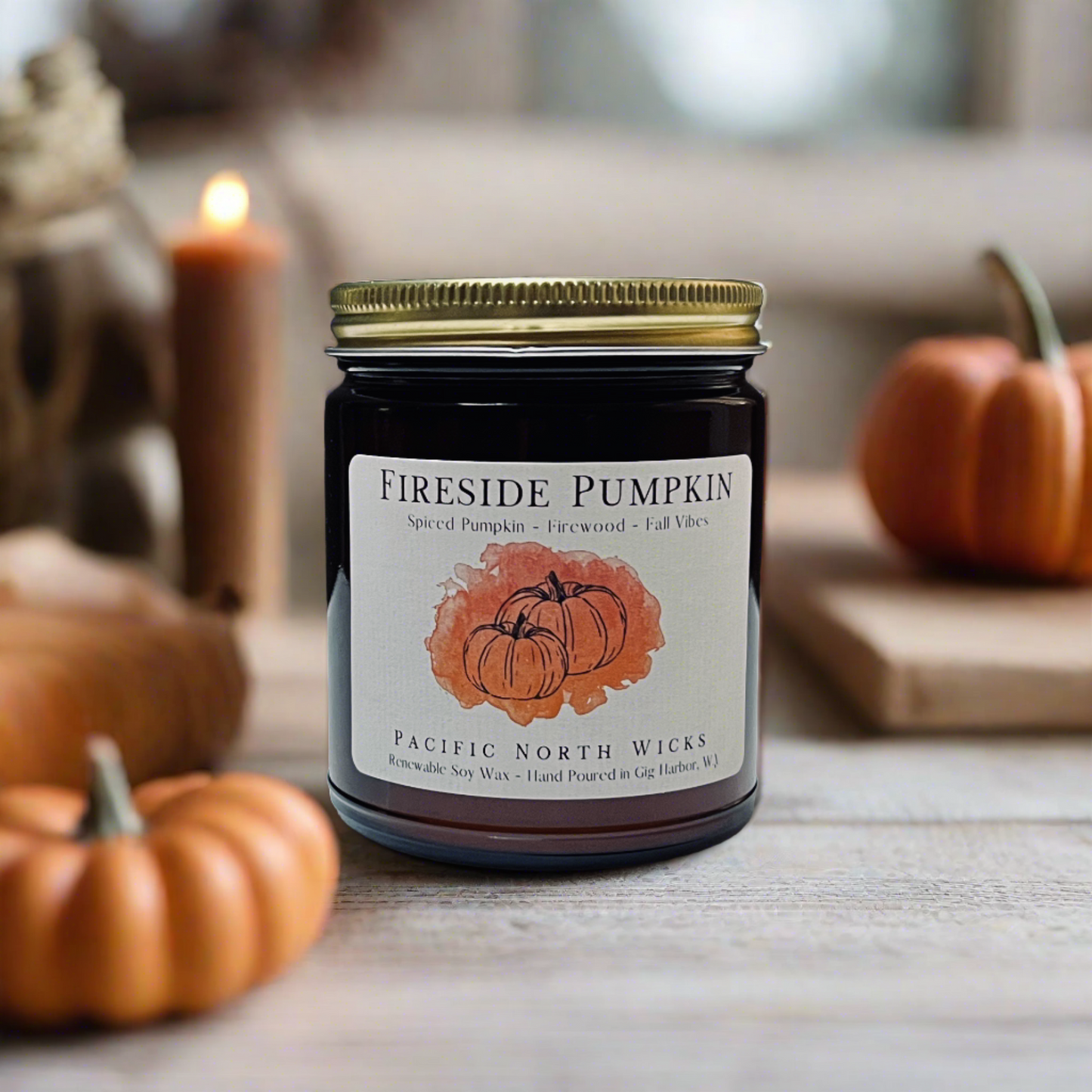 Fireside Pumpkin Candle