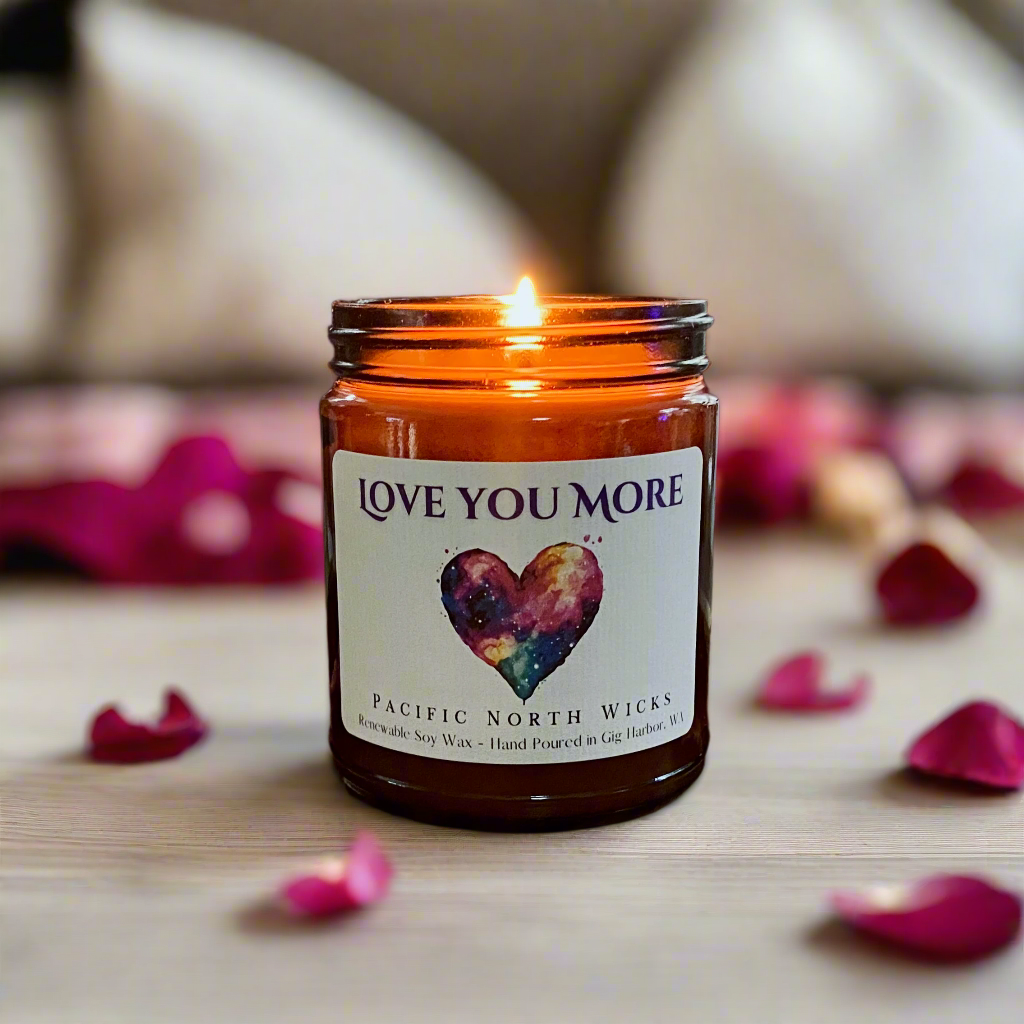 Love You More Candle