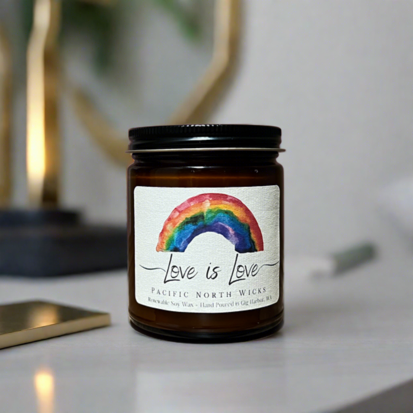 Love is Love Candle