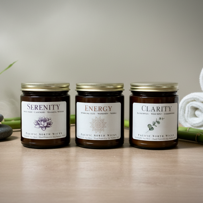 Spa Candle Bundle - Set of 3