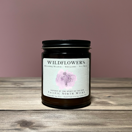 Wildflowers Candle
