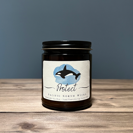 Orca Candle donates to Charity benefitting whales and Orcas in the PNW